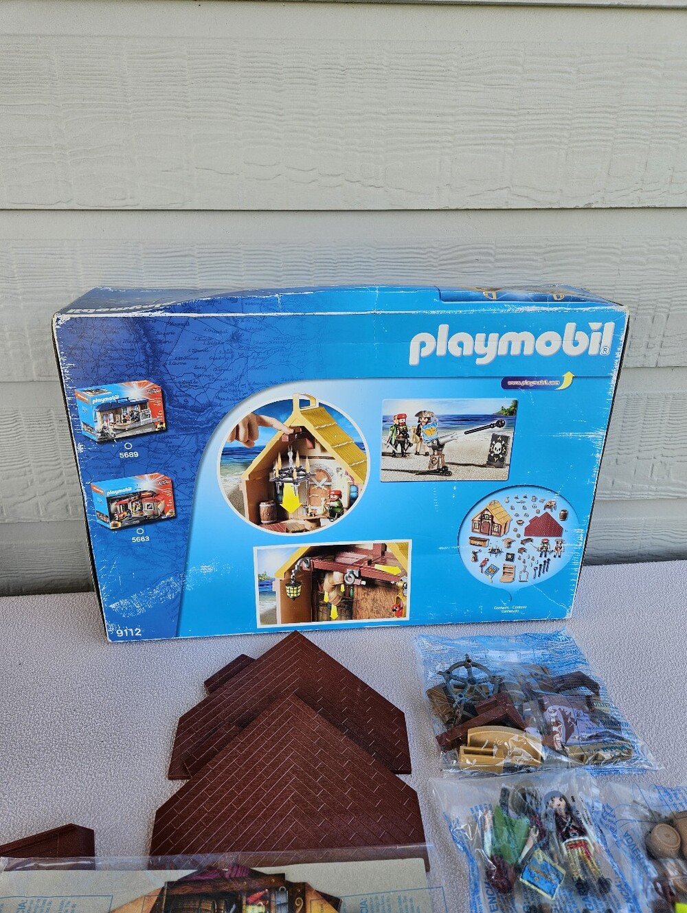 Playmobil 9112 Take Along Pirate Stronghold Building Kit OPEN BOX - Picture 7 of 8